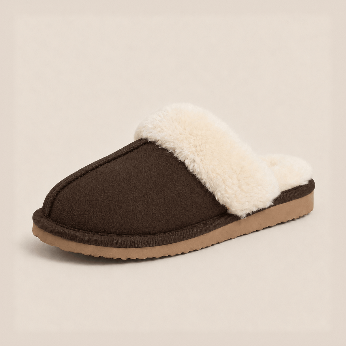 Memory Foam Slippers in Cocoa