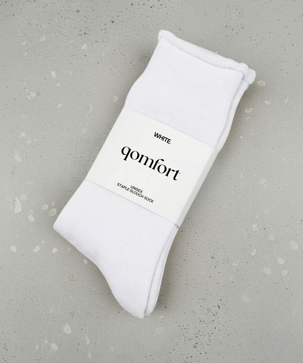 Staple Socks (4-Pack): White pair